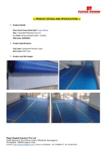 Floor Guard 2 Layer Tile Protection Role / Sheet (5 mm)