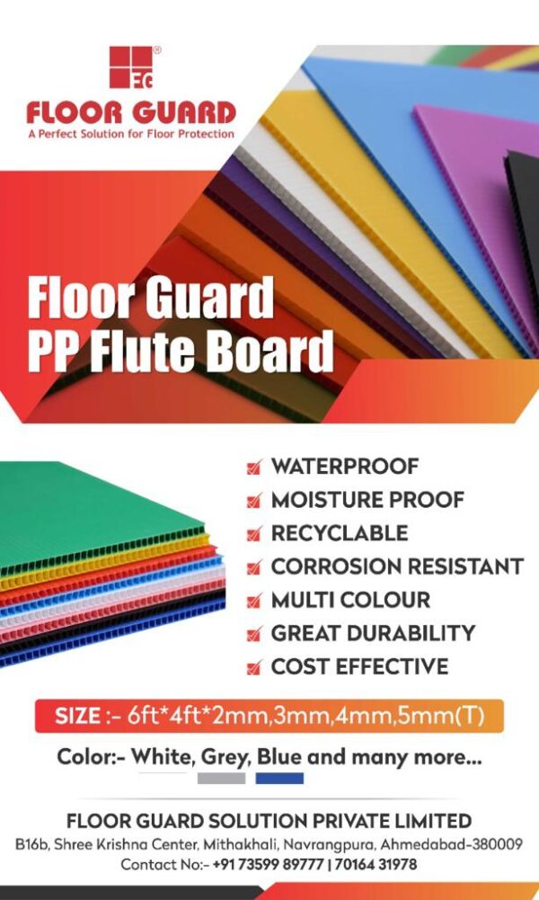 Floor Guard PP & Lam PP Flute/Corrugated - Protection Sheet / 450 gsm - Image 20